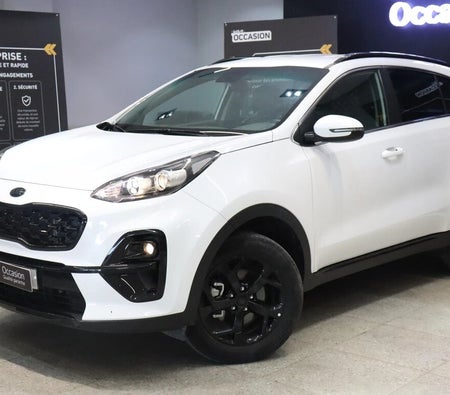 White Kia Sportage 1.6 CRDi Black Edition 4x2 BVM 136ch 2022