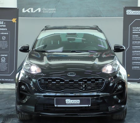 Black Kia Sportage 1.6 CRDi Black Edition 4x2 BVM 136ch 2021