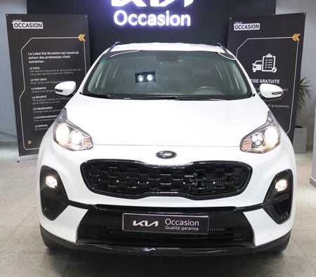 White Kia Sportage 1.6 CRDi Black Edition Business 4x2 BVM 136ch 2022