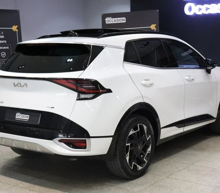 White Kia Sportage 1.6 CRDi DCT GT line DCT 136ch 2024