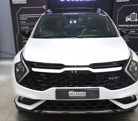 White Kia Sportage 1.6 CRDi DCT GT line DCT 136ch 2024