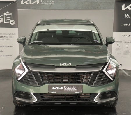Blue Kia Sportage 1.6L CRDI Active BVA 136ch 2024