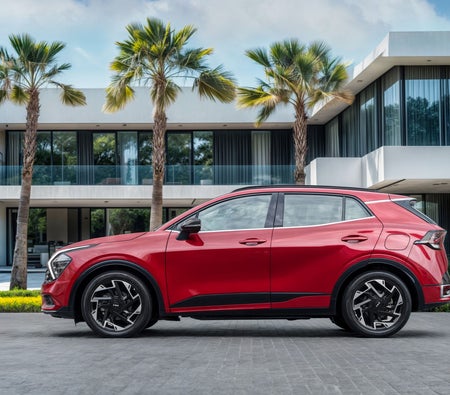 Red Kia Sportage GT-Line 2023