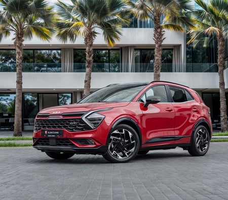 Red Kia Sportage GT-Line 2023