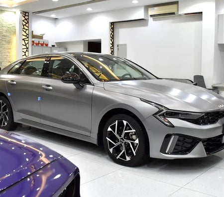 Gray Kia K5 GT-Line 2025