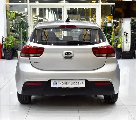 Silver Kia Rio EX 2021