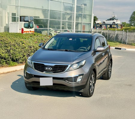 Gray Kia Sportage 2014