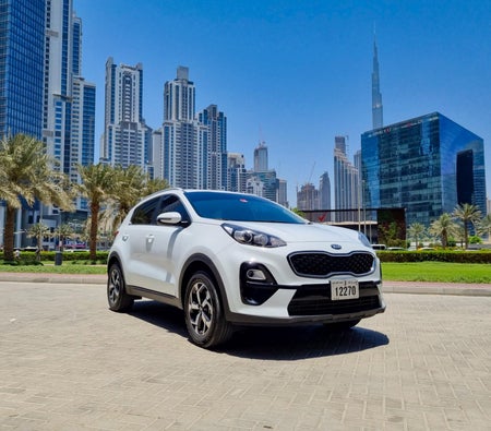 White Kia Sportage 2020