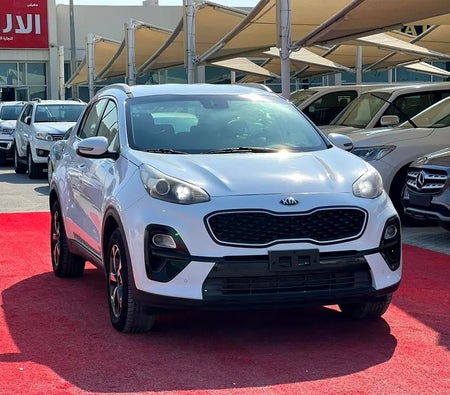 White Kia Sportage 2020