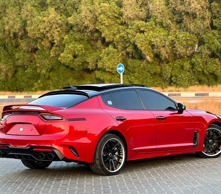 Rouge Kia Stinger GT 2020
