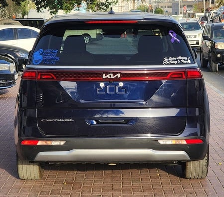 Blue Kia Carnival LX 2022