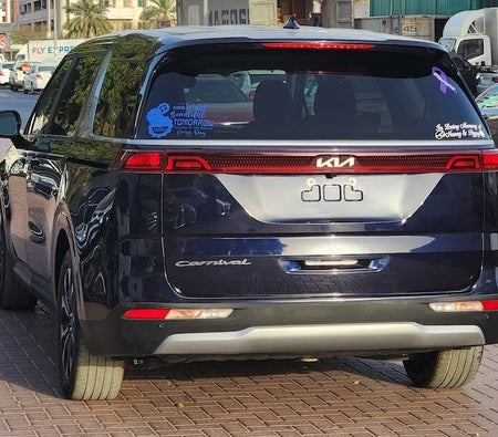Blue Kia Carnival LX 2022