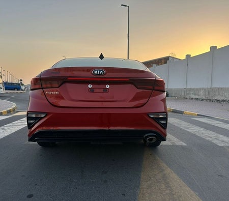 Red Kia Forte 2019