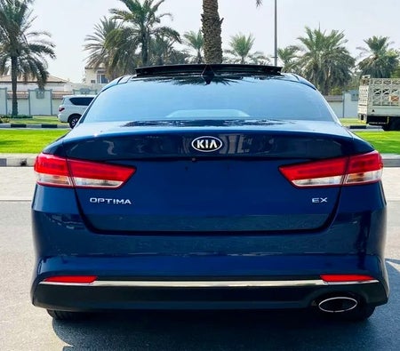 Blue Kia Optima EX 2016