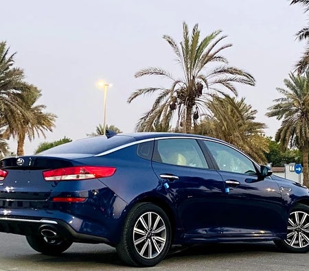 Blue Kia Optima LX 2019