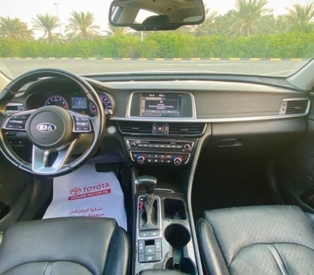 White Kia Optima 2020
