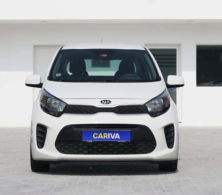 White Kia Picanto 2020