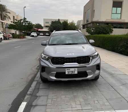 Gray Kia Sonet 2023