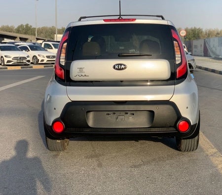 Silver Kia Soul 2015