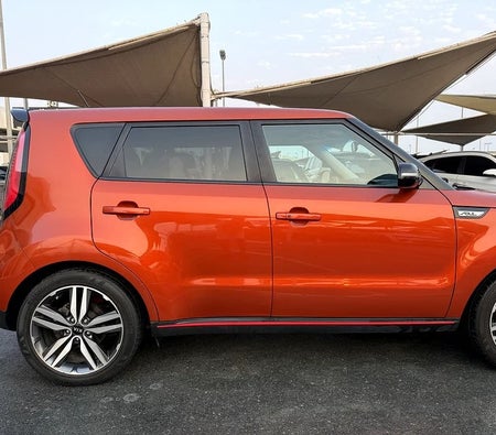 Orange Kia Soul 2018