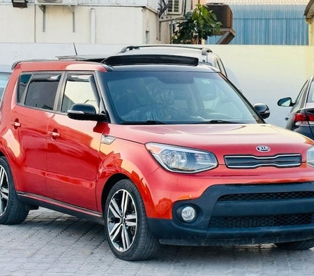 Orange Kia Soul SX 2018