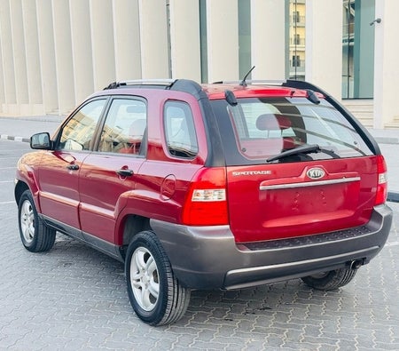 Red Kia Sportage LX STD 2008