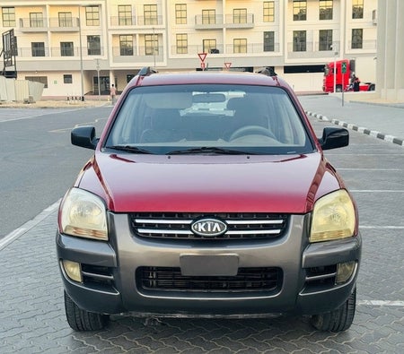 Red Kia Sportage LX STD 2008