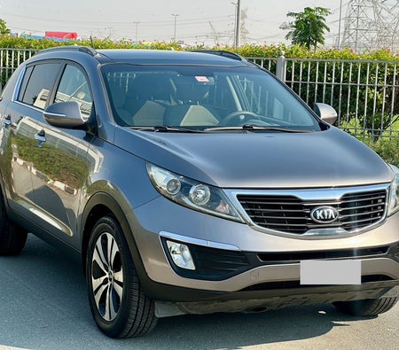 Gray Kia Sportage 2014