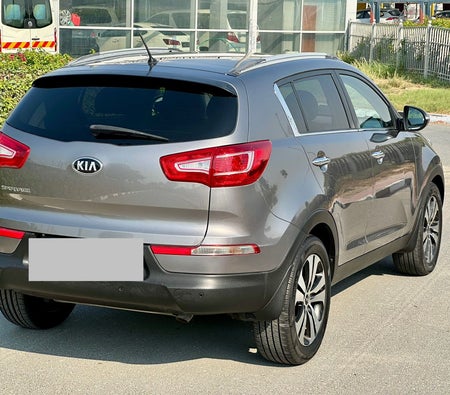 Gray Kia Sportage 2014