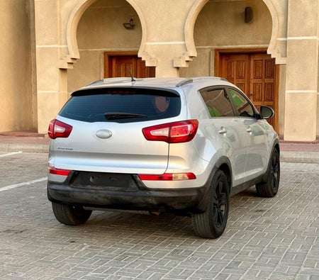 Silver Kia Sportage 2014