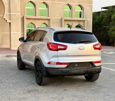 Silver Kia Sportage 2014