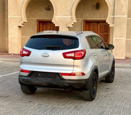 Silver Kia Sportage 2014
