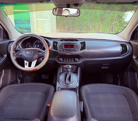 Silver Kia Sportage 2014