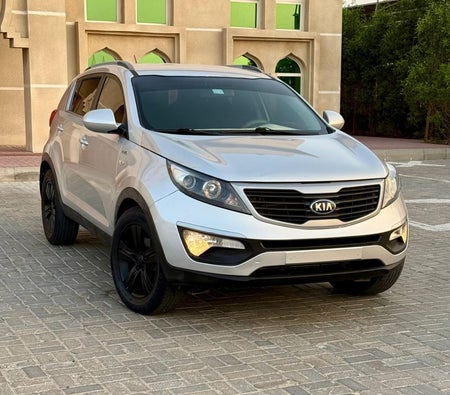 Silver Kia Sportage 2014