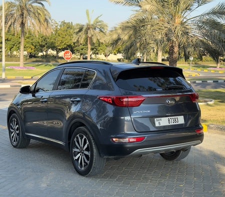 Blue Kia Sportage GT-Line S 2018