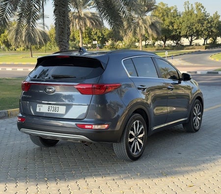 Blue Kia Sportage GT-Line S 2018