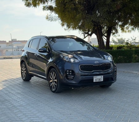 Blue Kia Sportage GT-Line S 2018