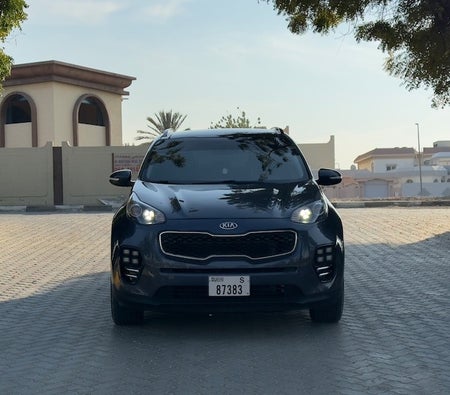Blue Kia Sportage GT-Line S 2018