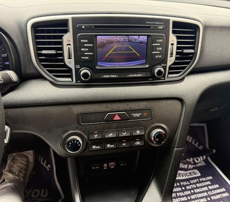 Silver Kia Sportage 2018