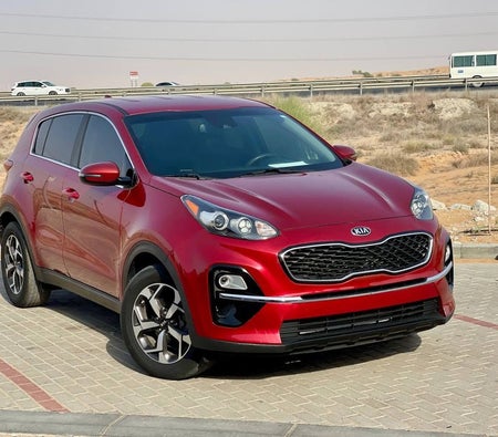 Red Kia Sportage 2020