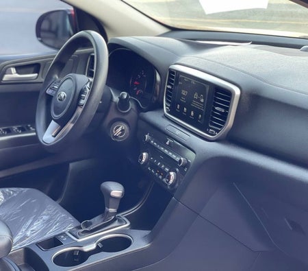 Red Kia Sportage 2020