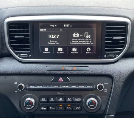 Red Kia Sportage 2020