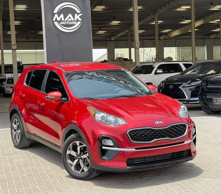 Red Kia Sportage 2020