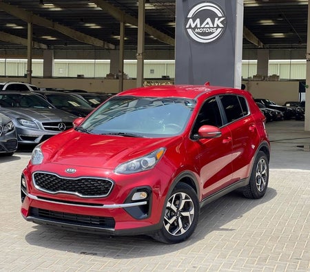 Red Kia Sportage 2020