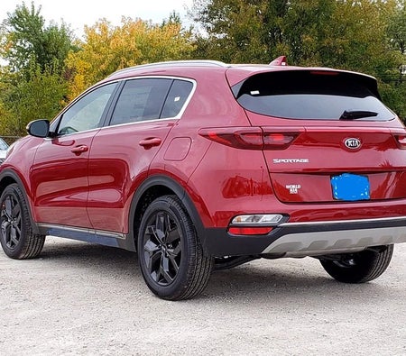 Red Kia Sportage EX 2020