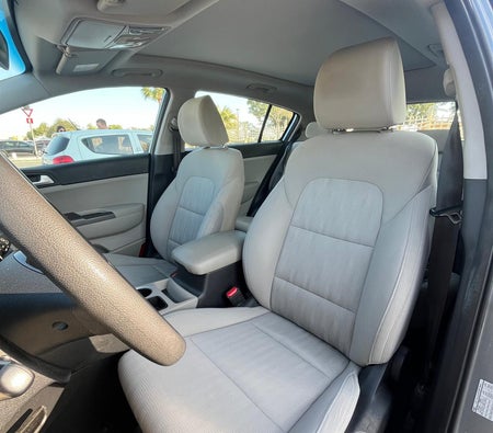 Silver Kia Sportage 2021