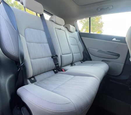 Silver Kia Sportage 2021