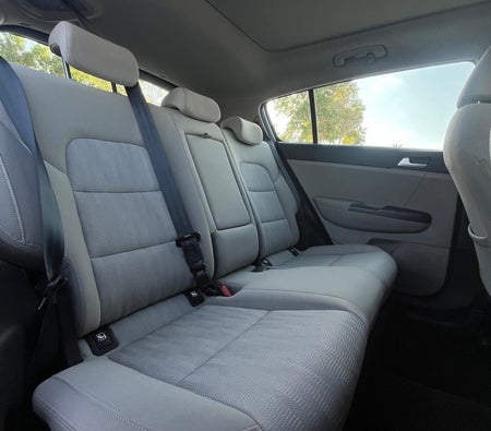 Silver Kia Sportage 2021