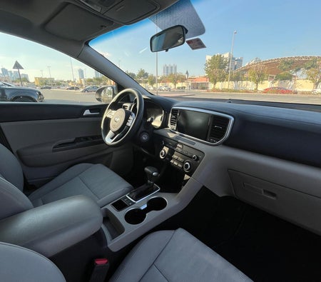 Silver Kia Sportage 2021
