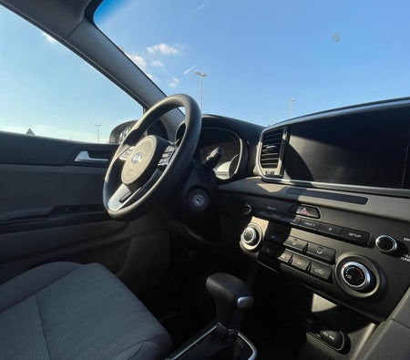 Silver Kia Sportage 2021